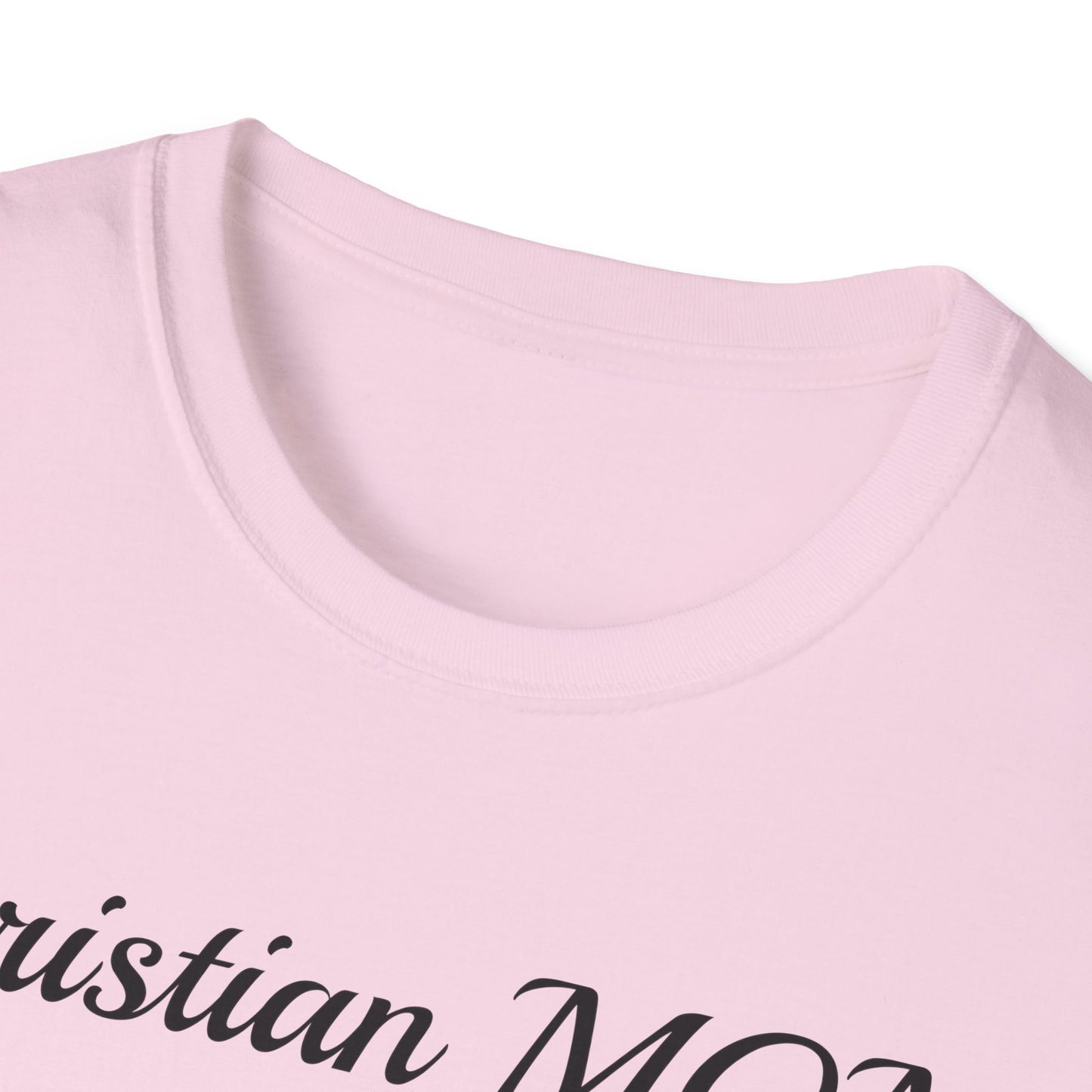 Christian MOM Unisex Softstyle T-Shirt - Faith-Based Gift for Mother's Day