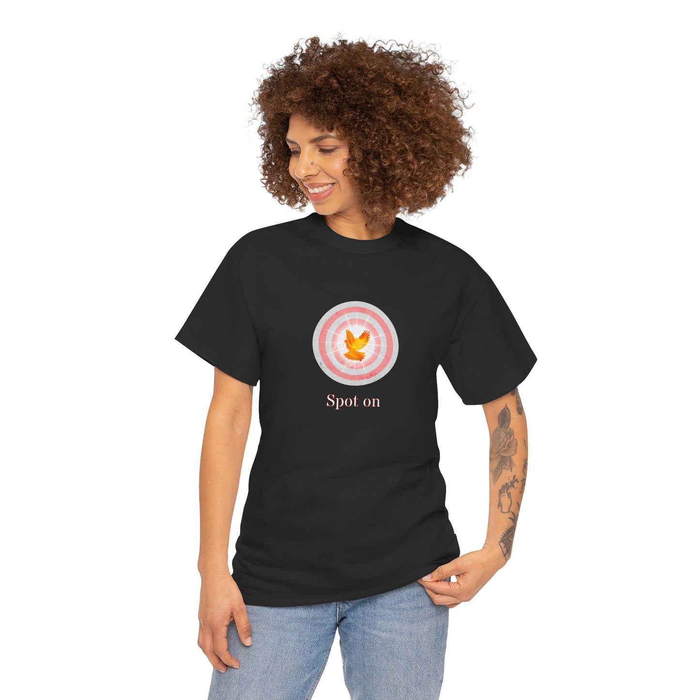Spot on with the Holy Spirit at the center of your life Inspirational, Creative & Unique Design