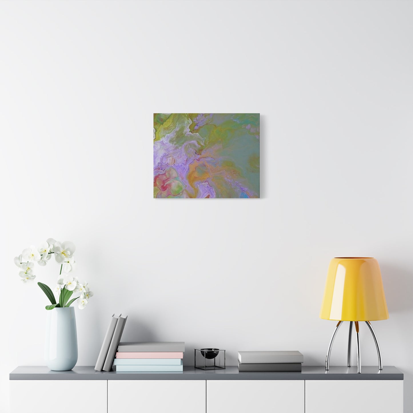 "Stepping into Greatness" Acrylic pour painting - Canvas Wall Art