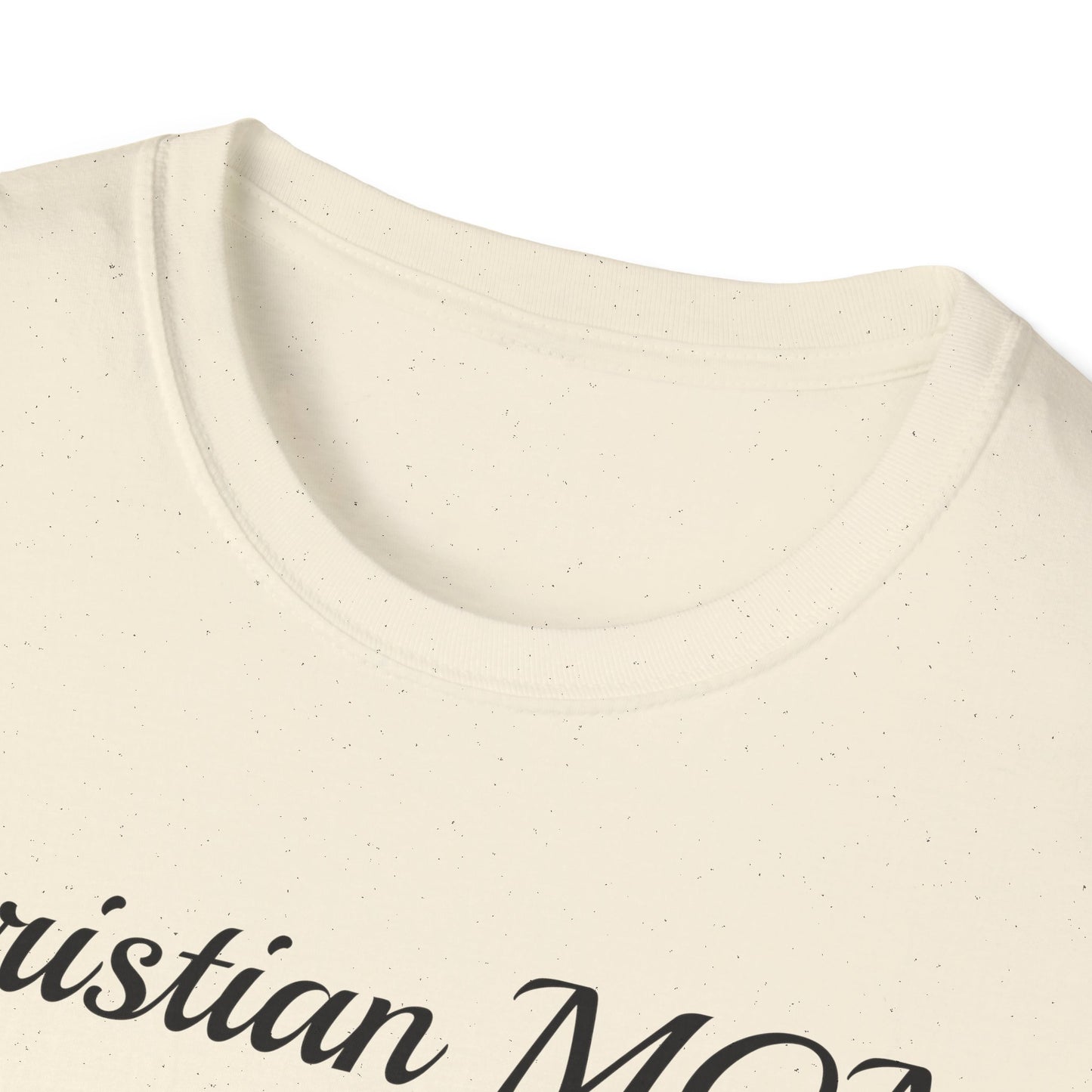 Christian MOM Unisex Softstyle T-Shirt - Faith-Based Gift for Mother's Day