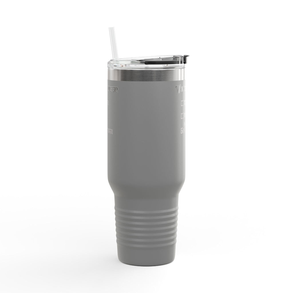 Insulated Travel Mug - 40oz Hot Drink Choice with Straw - Perfect for Coffee, Tea & Hot Chocolate Lovers