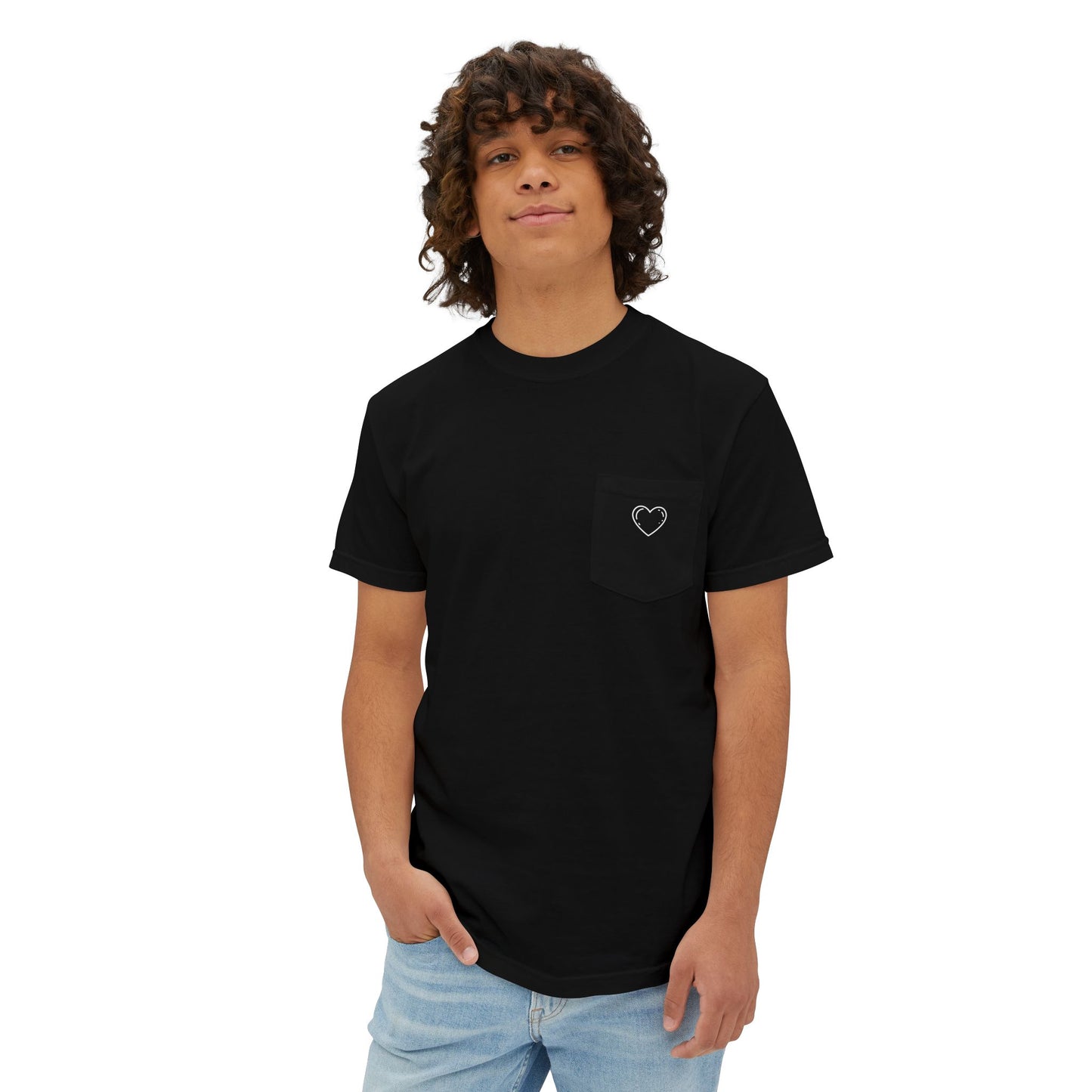 Unisex Garment-Dyed Pocket T-Shirt - 'Holy Spirit Is My Love'