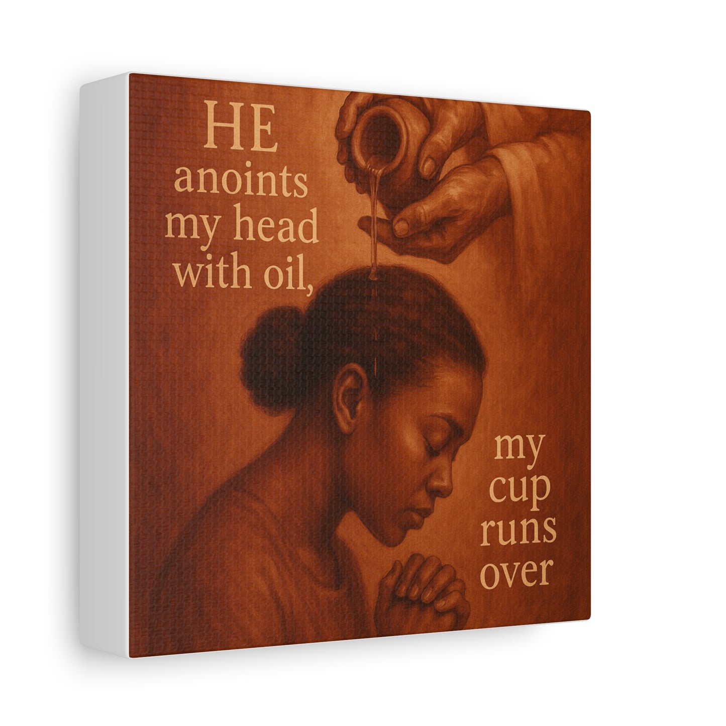 Christian African American Wall Art, Bible Verse Inspired