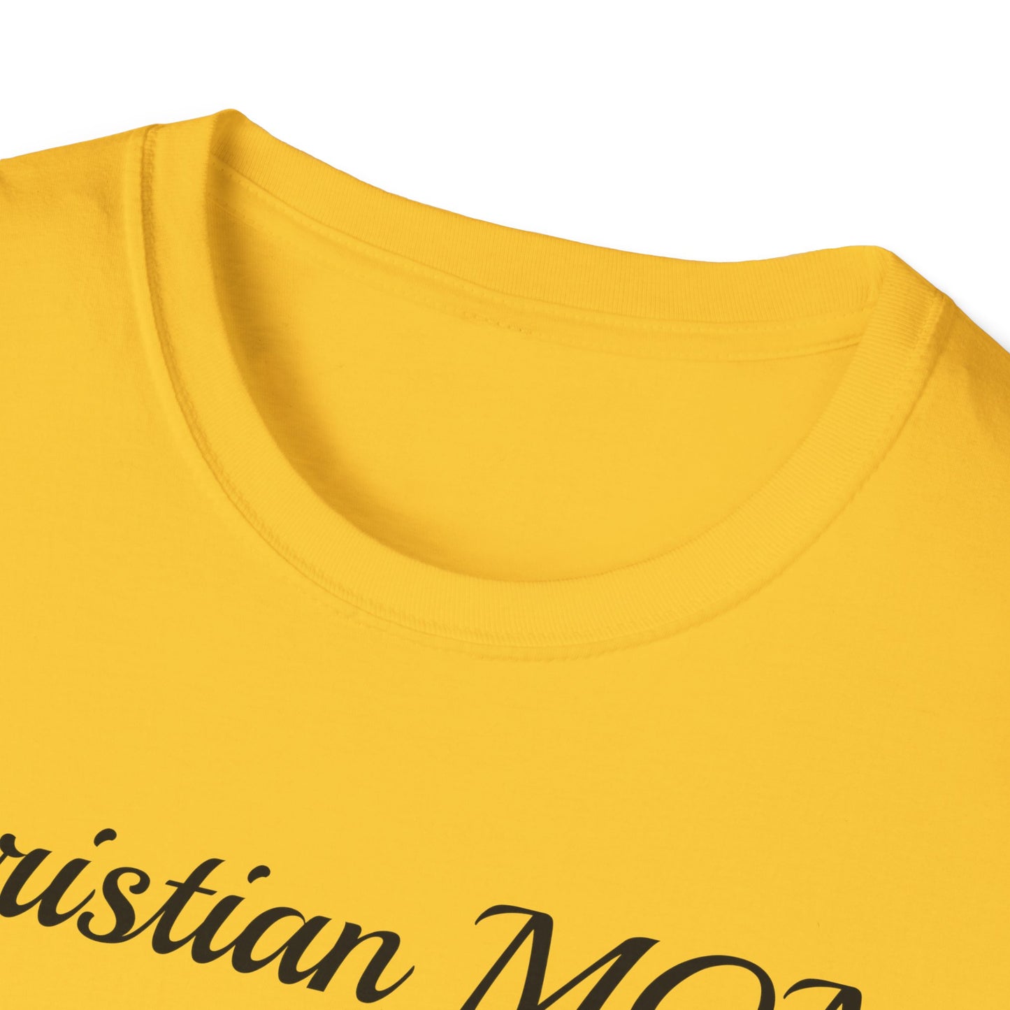 Christian MOM Unisex Softstyle T-Shirt - Faith-Based Gift for Mother's Day