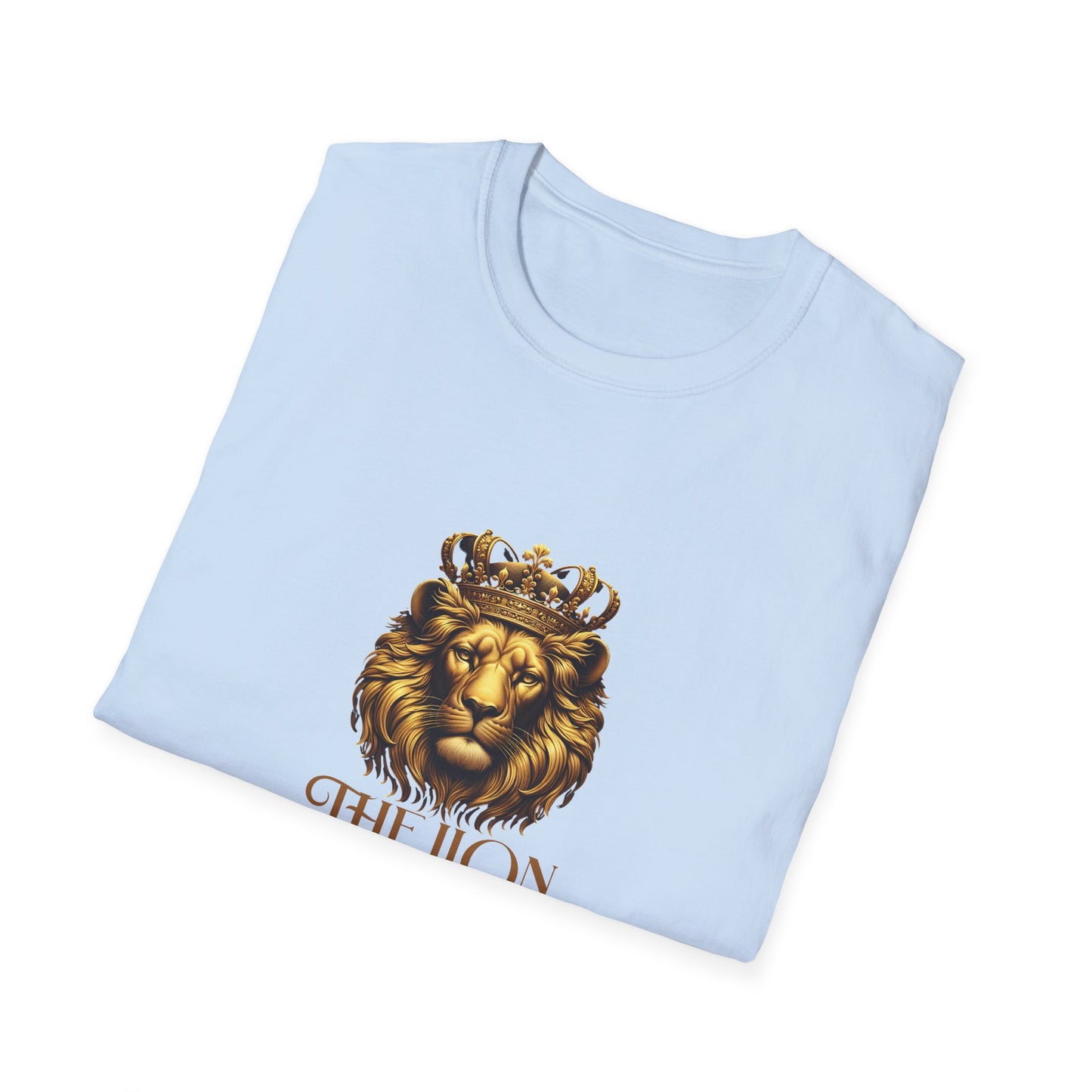 Lion Tribe of Judah Unisex Softstyle T-Shirt - Bold Graphic Tee for Spiritual & Cultural Celebration