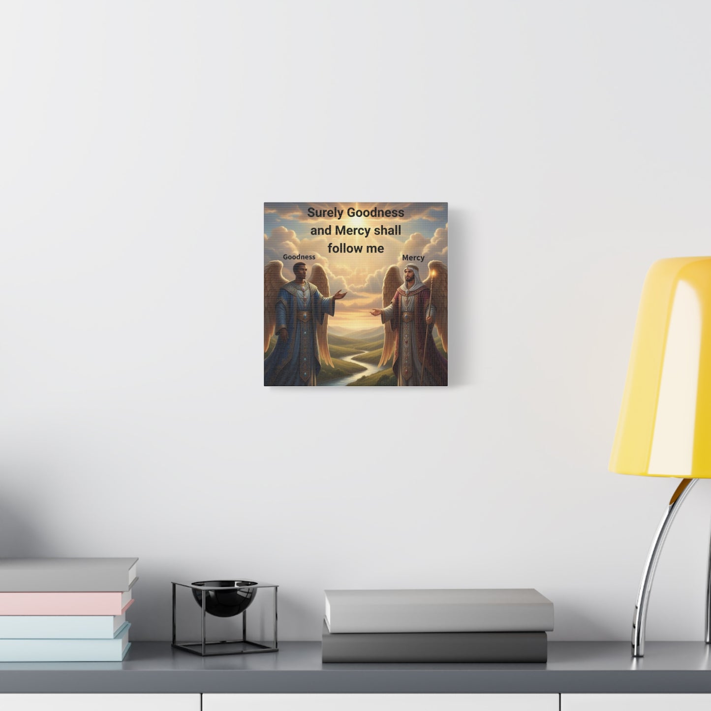 Motivational Wall Art - Inspirational Decor, Home Blessing, Godly Angels Print, Spiritual Gifts, Religious Wall Art