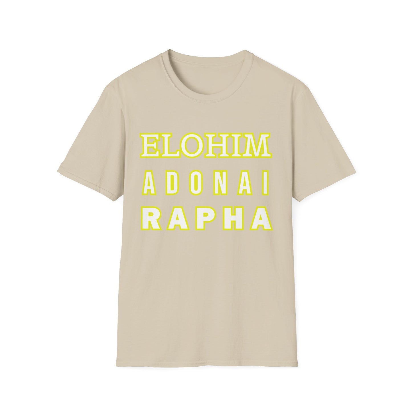 Inspirational Faith T-Shirt - Elohim Adonai Rapha Design