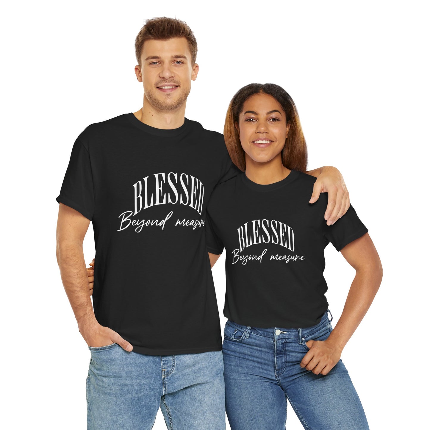 BLESSED beyond measure Inspirational- Creative & Unique Design