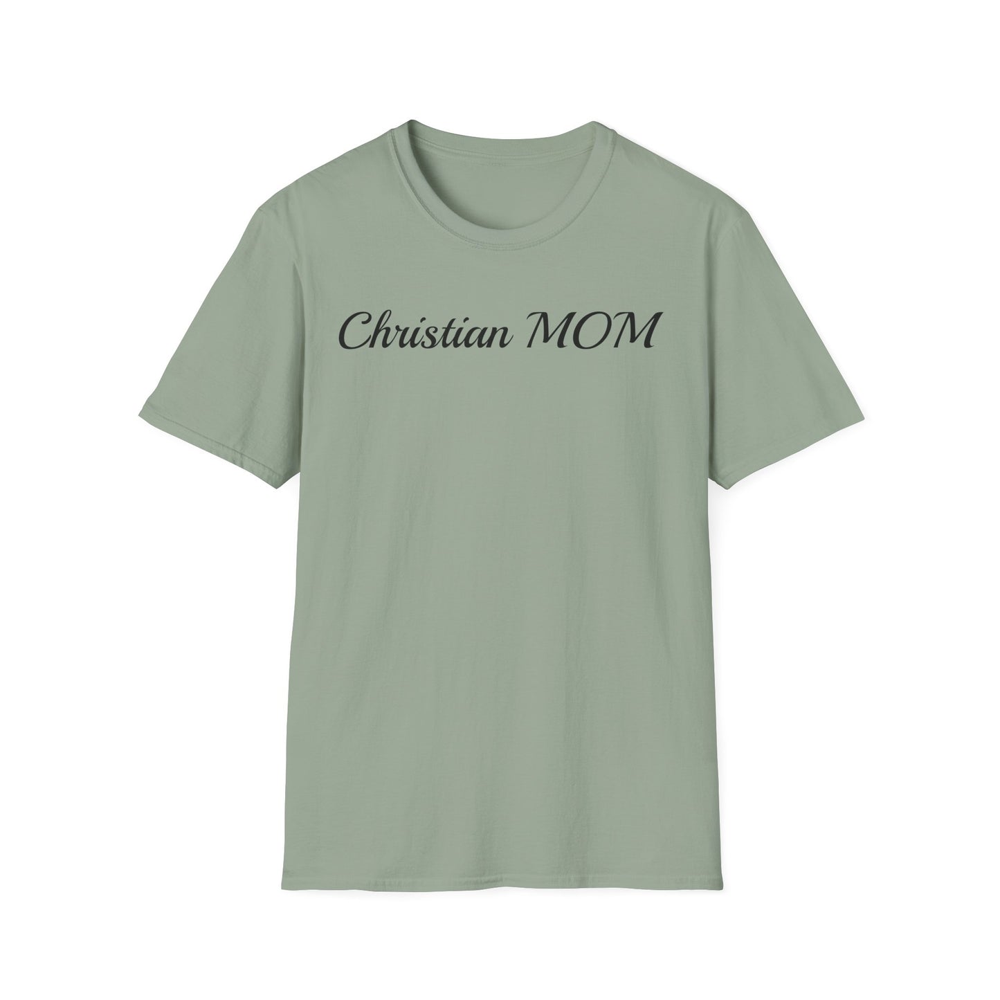 Christian MOM Unisex Softstyle T-Shirt - Faith-Based Gift for Mother's Day