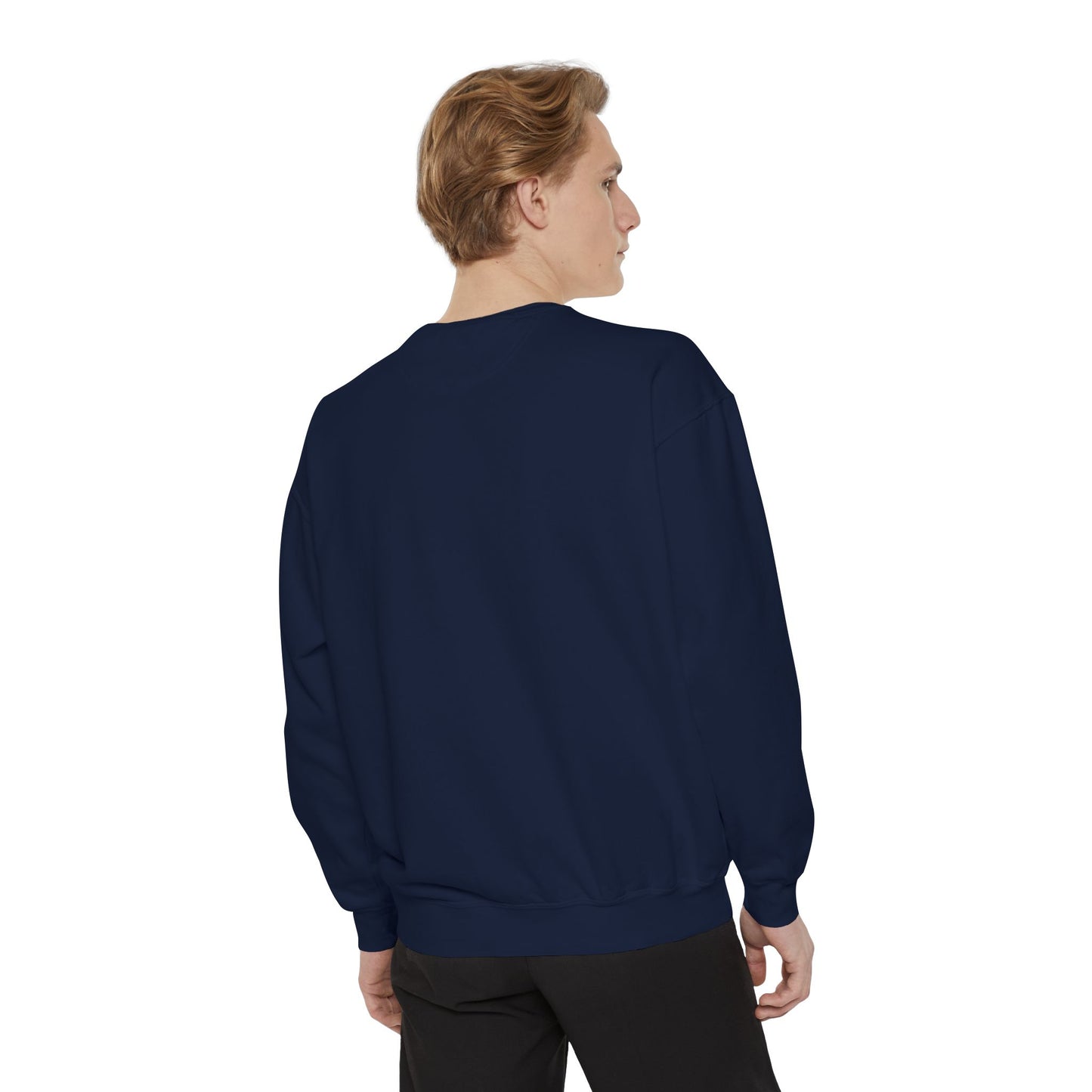 Garment-Dyed Heart Sweatshirt - 'Beauty for ashes' Design with butterfly