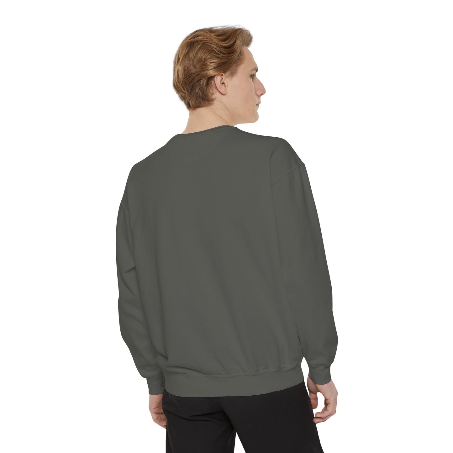 Garment-Dyed Heart Sweatshirt - 'Beauty for ashes' Design with butterfly