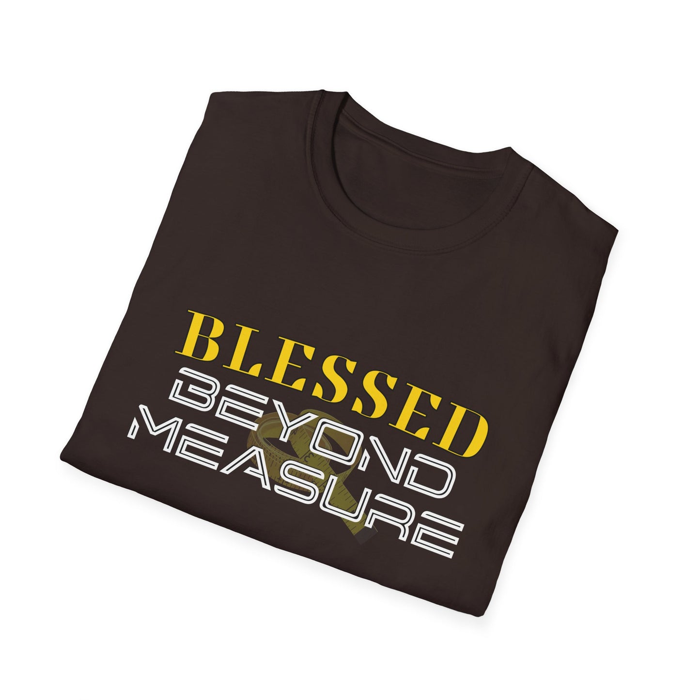 Blessed Beyone Measure Inspirational Tee can be a gift for self or someone special.