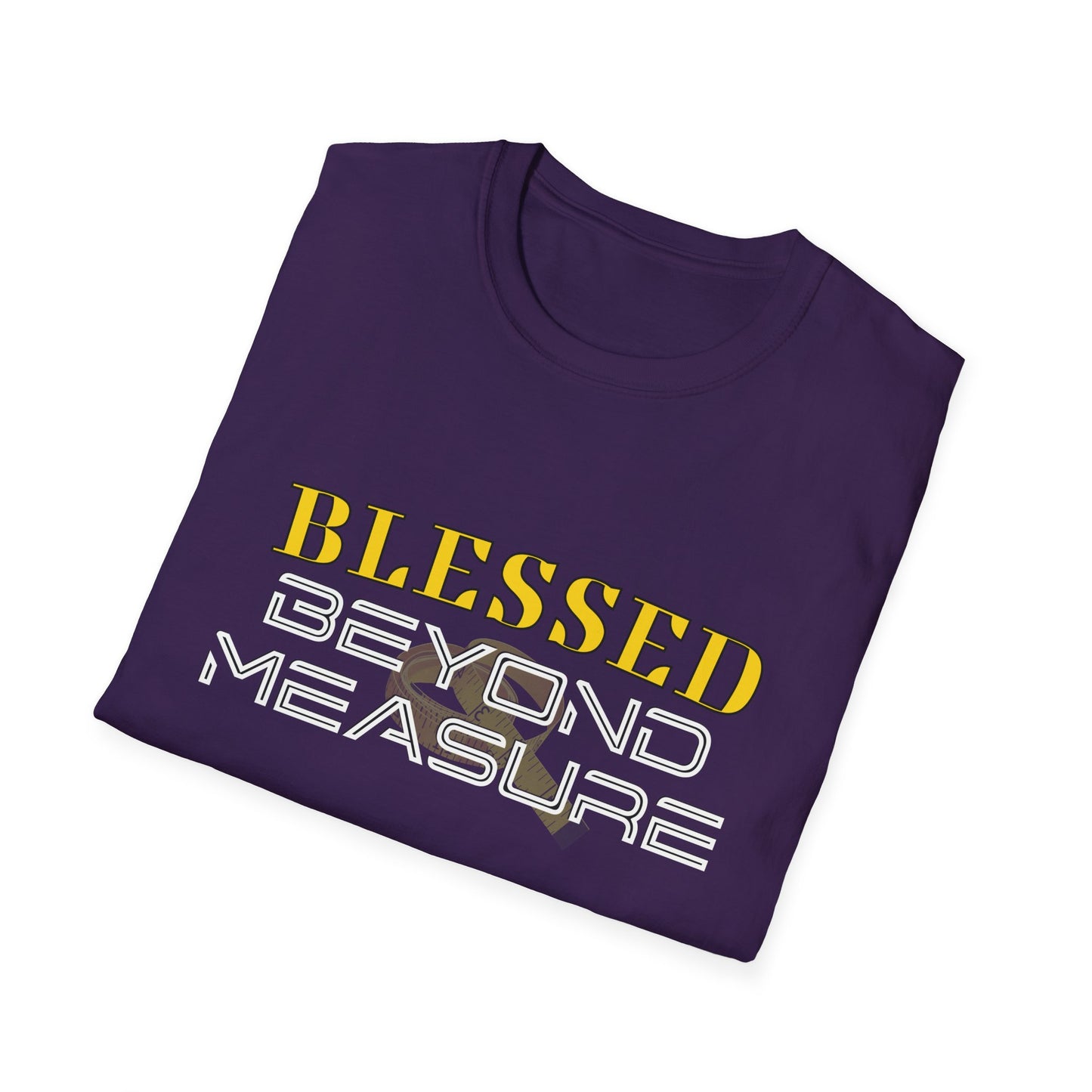 Blessed Beyone Measure Inspirational Tee can be a gift for self or someone special.