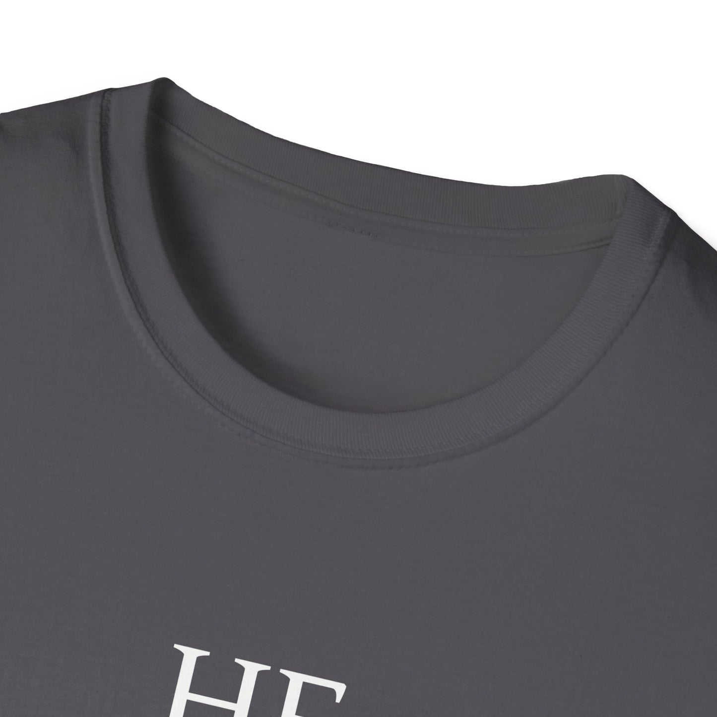 Unisex Softstyle T-Shirt - 'He Answers by Fire' Inspirational Tee can be a gift for self or someone special.