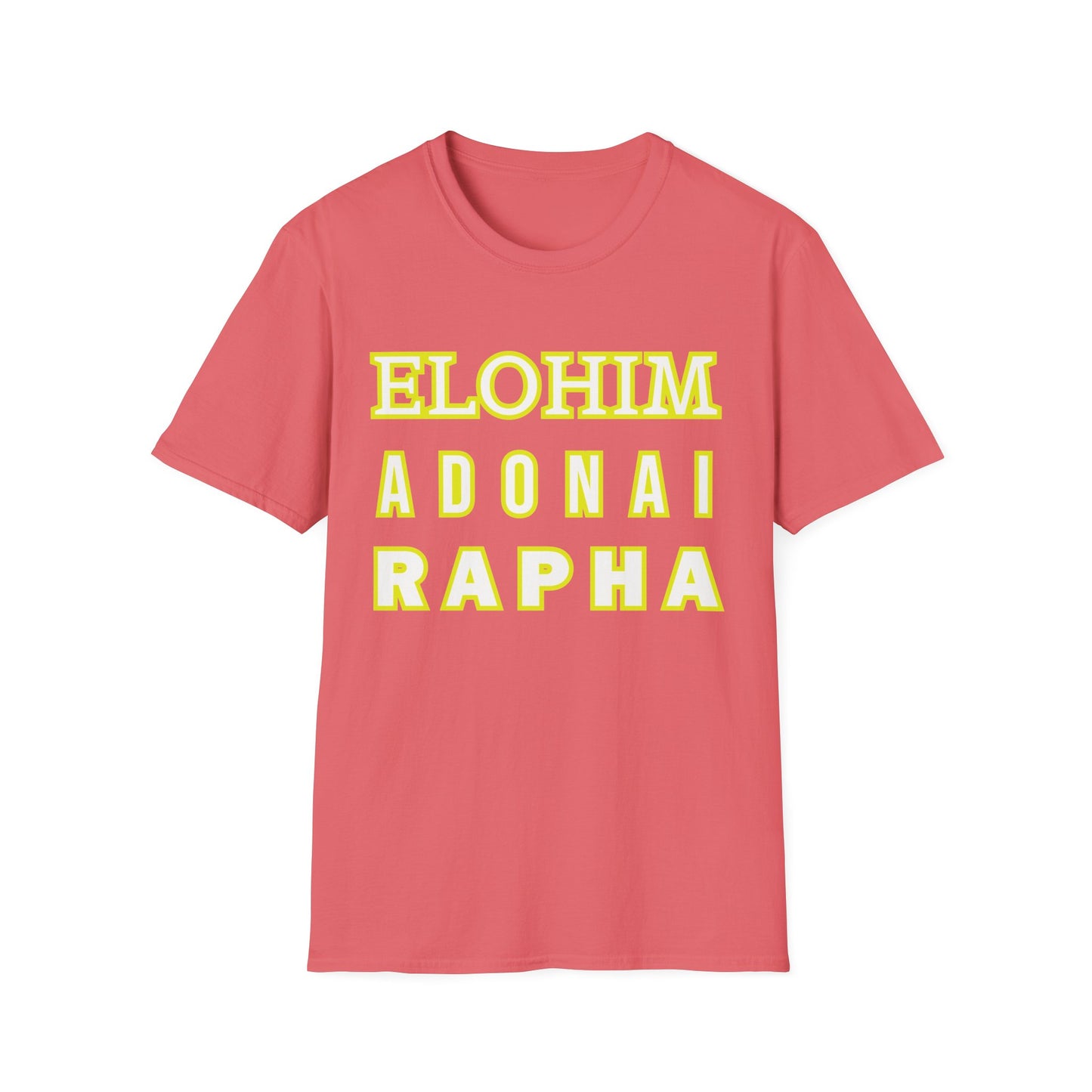 Inspirational Faith T-Shirt - Elohim Adonai Rapha Design
