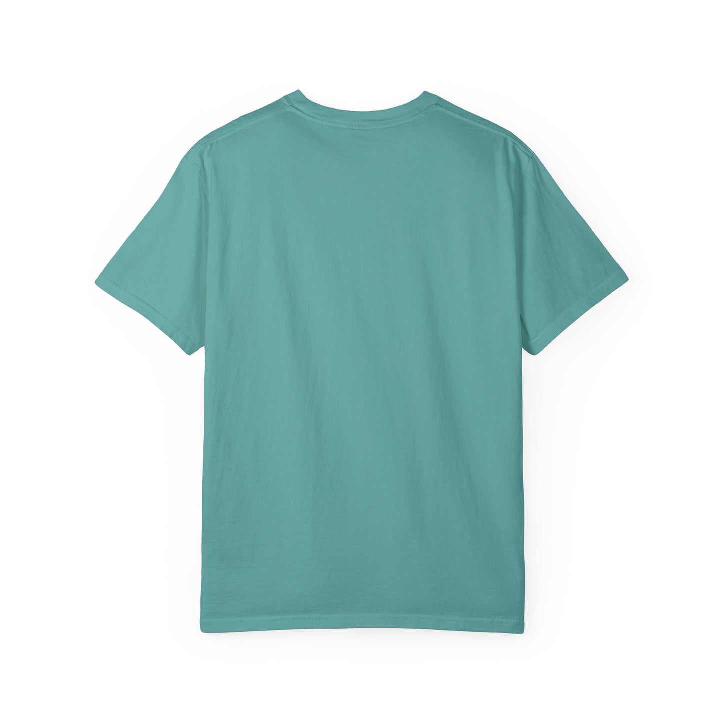 Faith-Inspired Unisex Garment-Dyed T-Shirt - 'The God of Abraham, Isaac, Jacob is with me!'