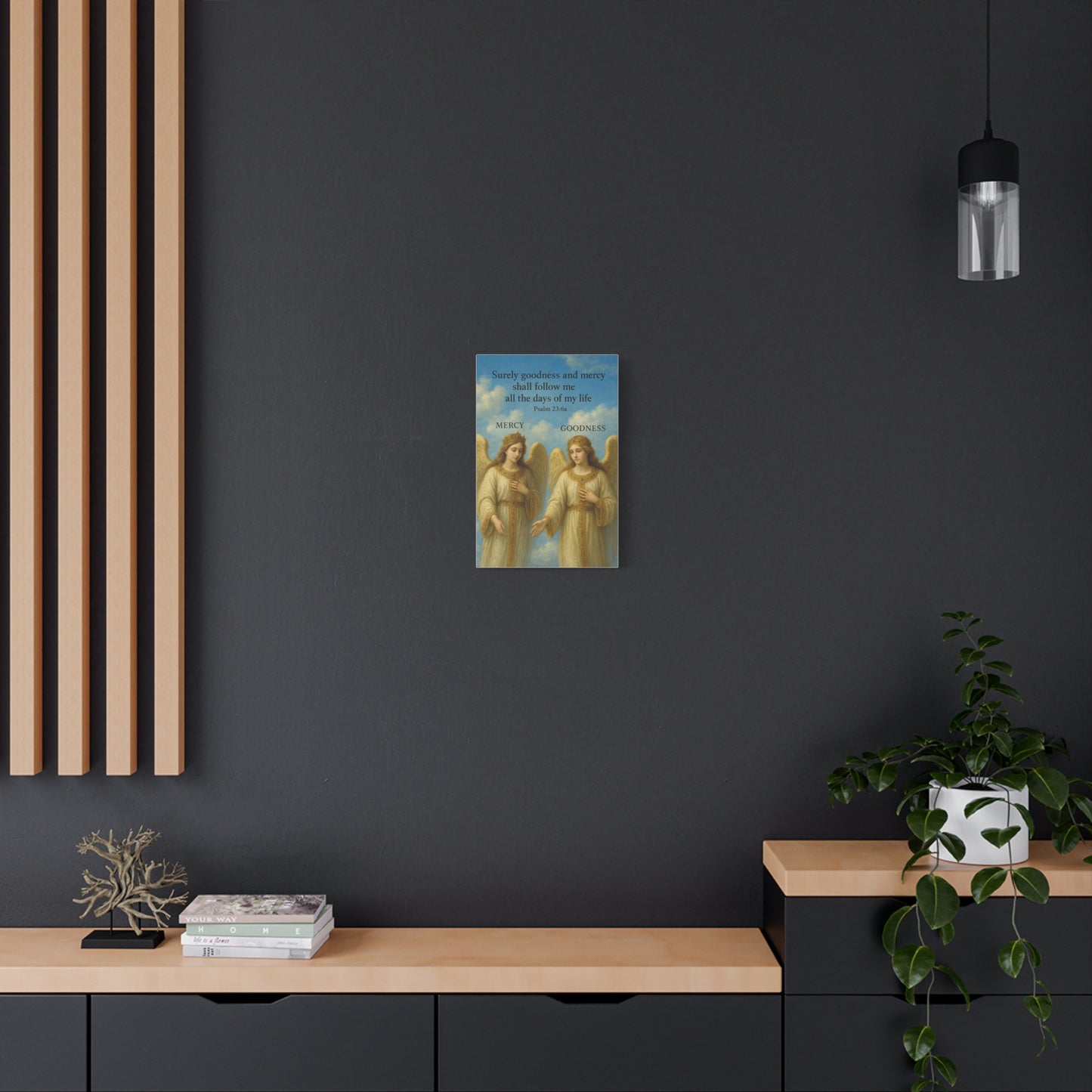 Divine Serenity Canvas Art | Angelic Wall Decor, Spiritual Gift, Home Blessing, Religious Artwork, Inspirational Wall Art