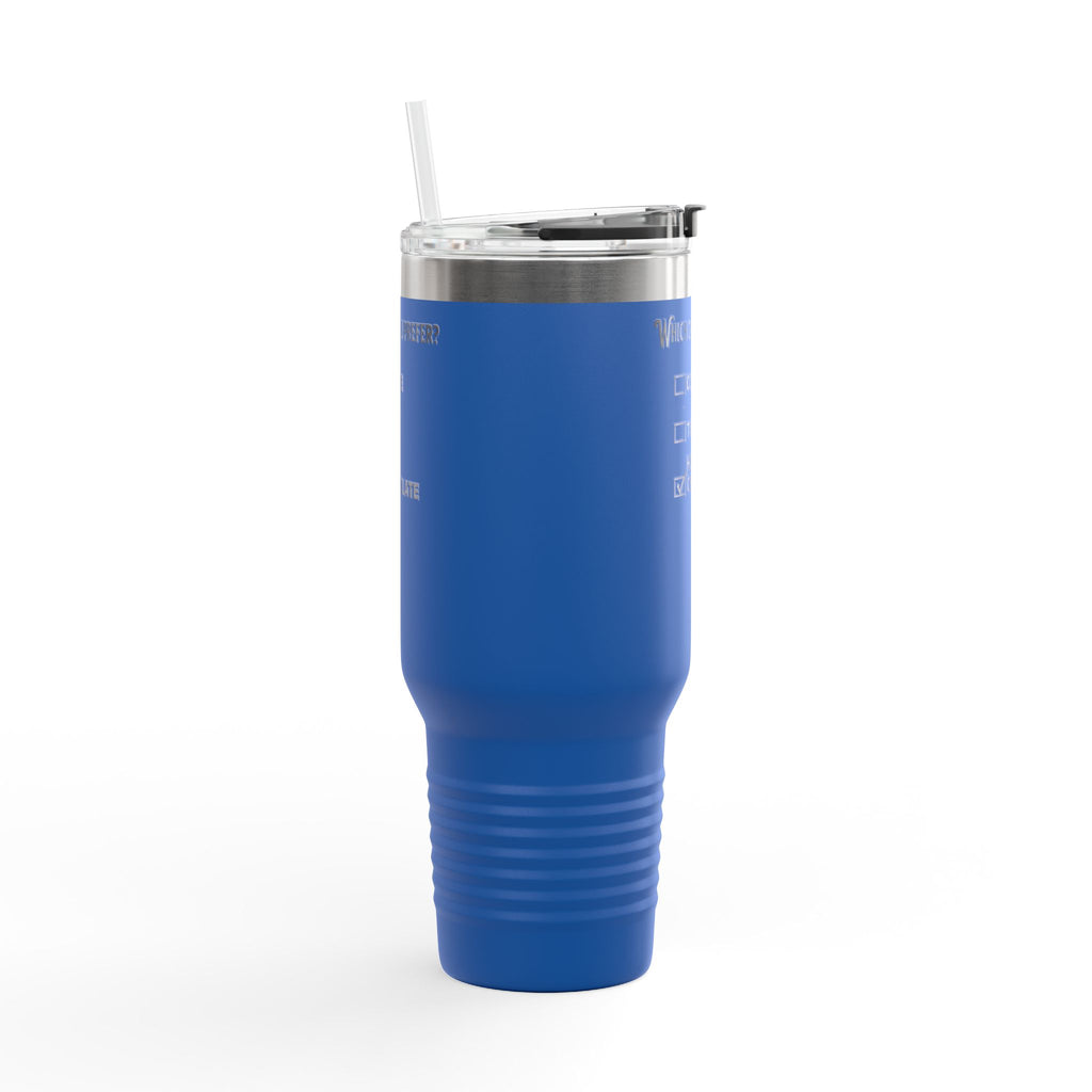 Insulated Travel Mug - 40oz Hot Drink Choice with Straw - Perfect for Coffee, Tea & Hot Chocolate Lovers