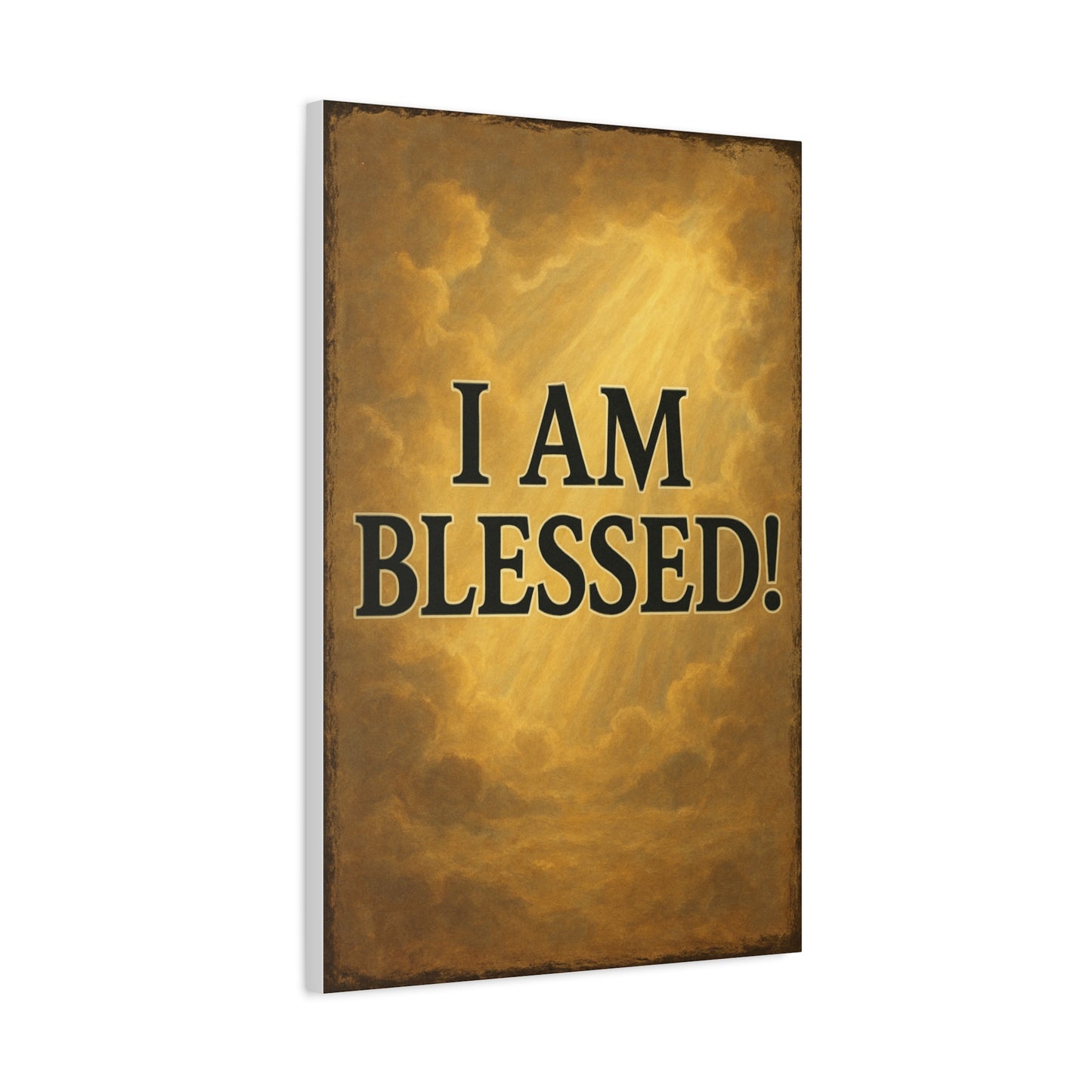 Inspirational Wall Art - I Am Blessed! | Home Decor, Gift, Motivational Poster, Religious Artwork, Motivational Wall Art