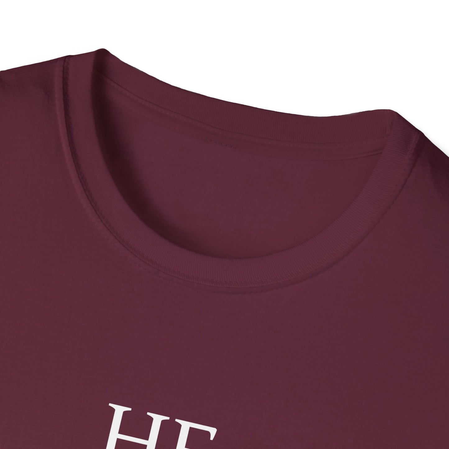 Unisex Softstyle T-Shirt - 'He Answers by Fire' Inspirational Tee can be a gift for self or someone special.