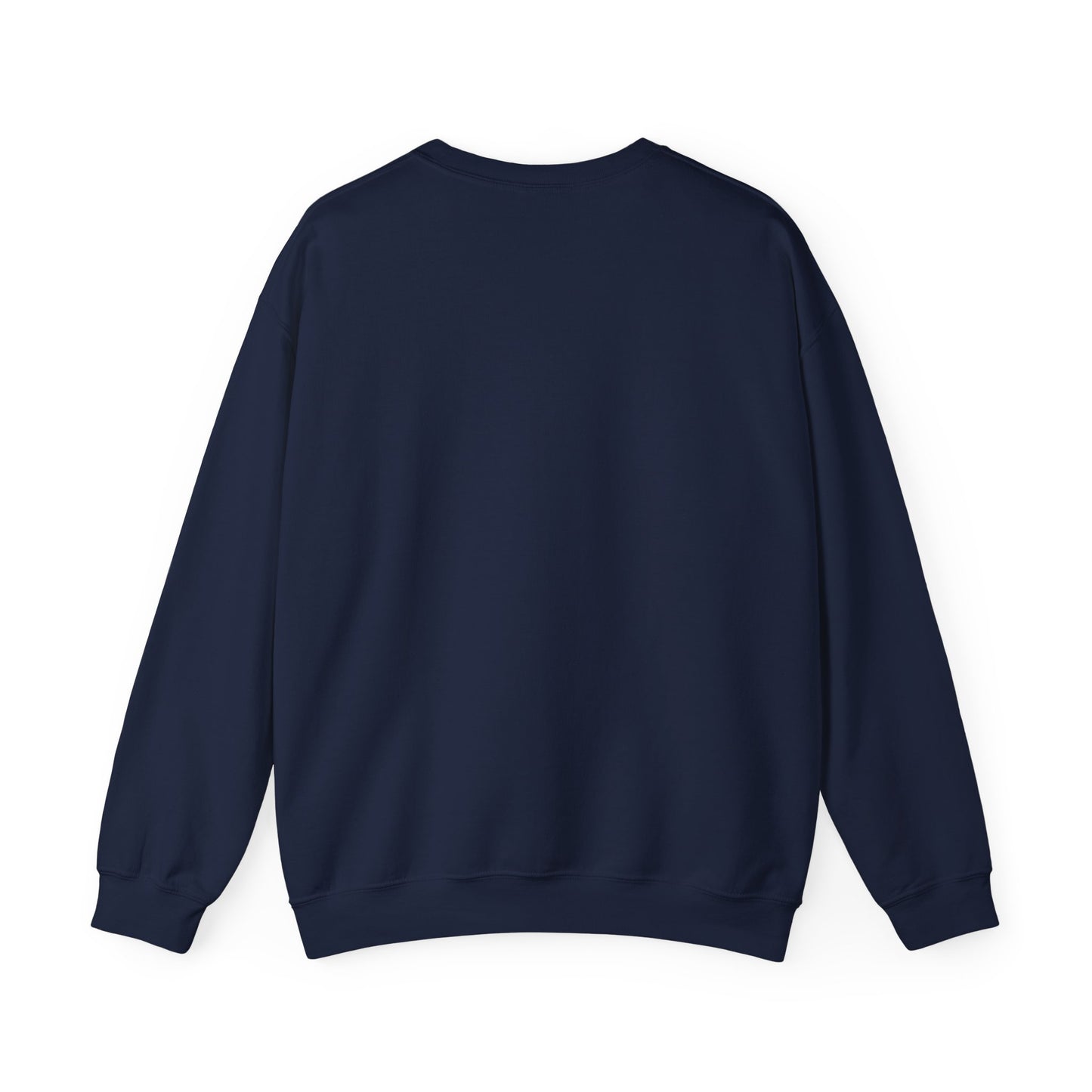 Crewneck Sweatshirt - Acrylic Pouring Paint mask for 'I Came to Praise Elohim' Inspirational Design
