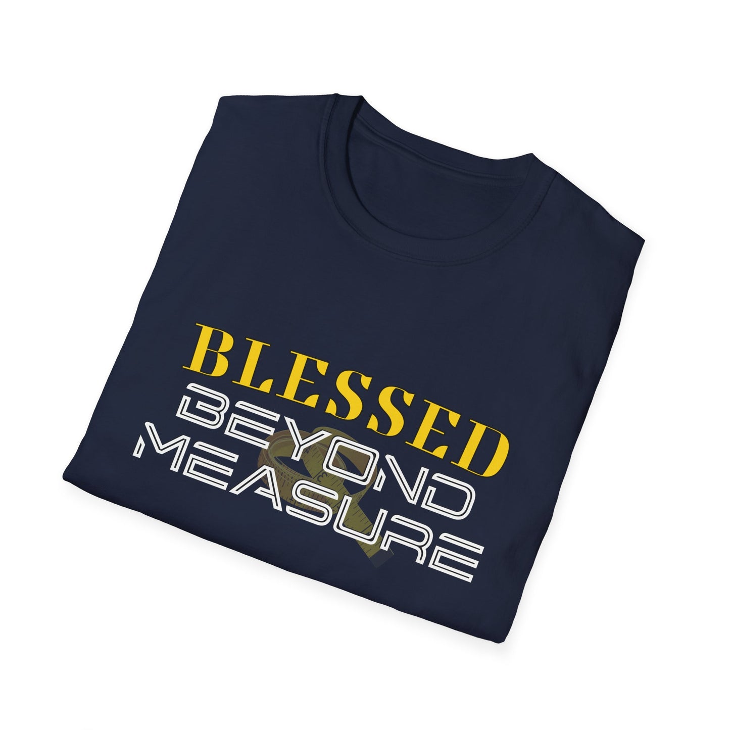 Blessed Beyone Measure Inspirational Tee can be a gift for self or someone special.