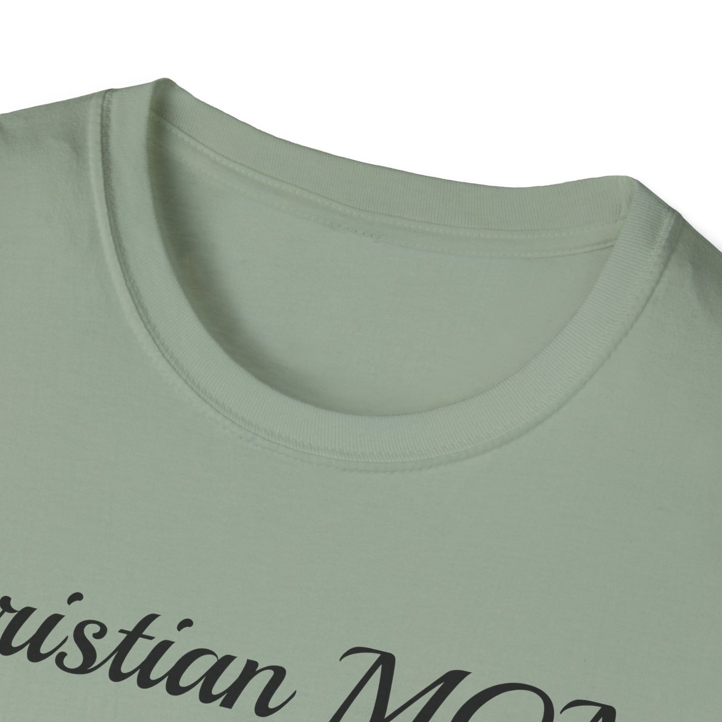 Christian MOM Unisex Softstyle T-Shirt - Faith-Based Gift for Mother's Day