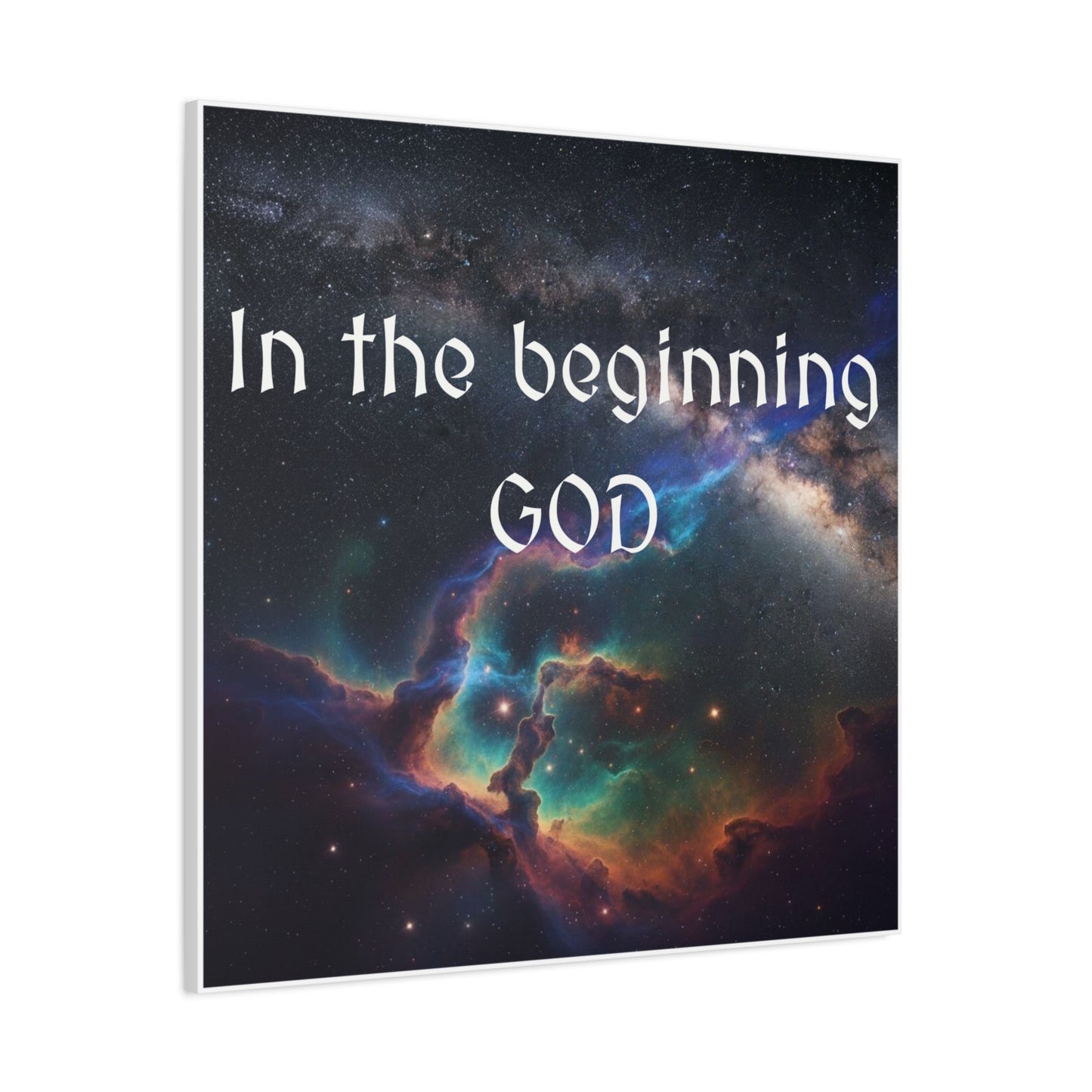 Motivational Wall Art, Inspirational Wall Decor for Home, Gift for Religious Celebrations, Galaxy Themed Artwork, Space Lover's Decor