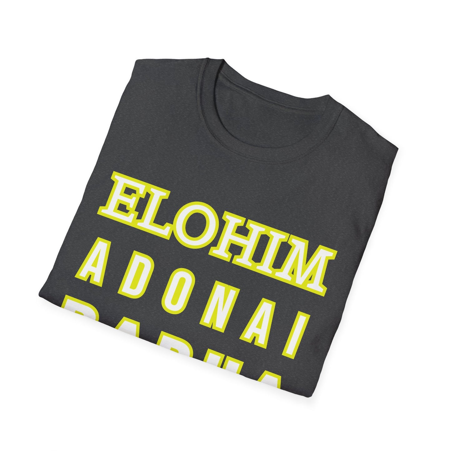 Inspirational Faith T-Shirt - Elohim Adonai Rapha Design