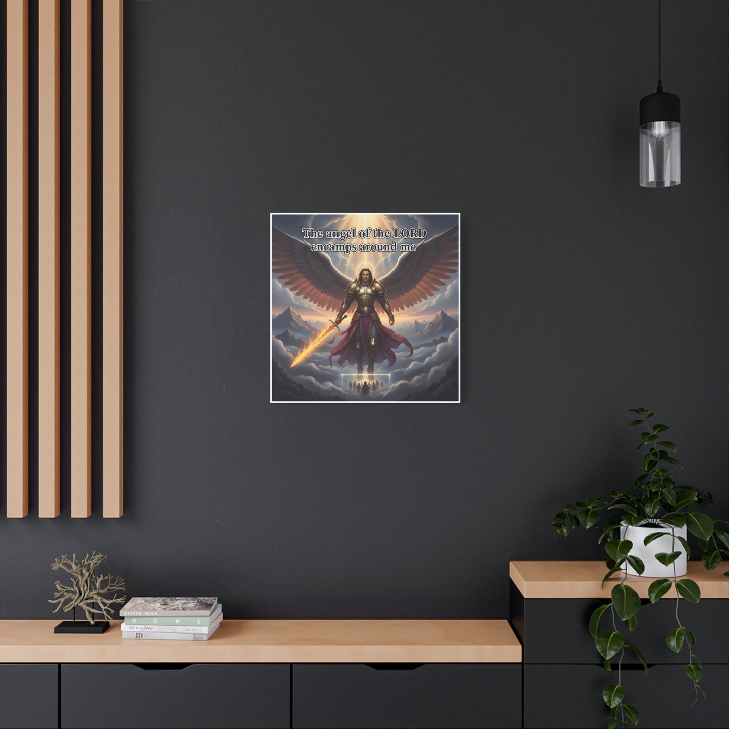 Inspirational Wall Art, Faith Decor, Spiritual Wall Art, Angel Print, Christian Home Decoration, Motivational Artwork, Unique Gift