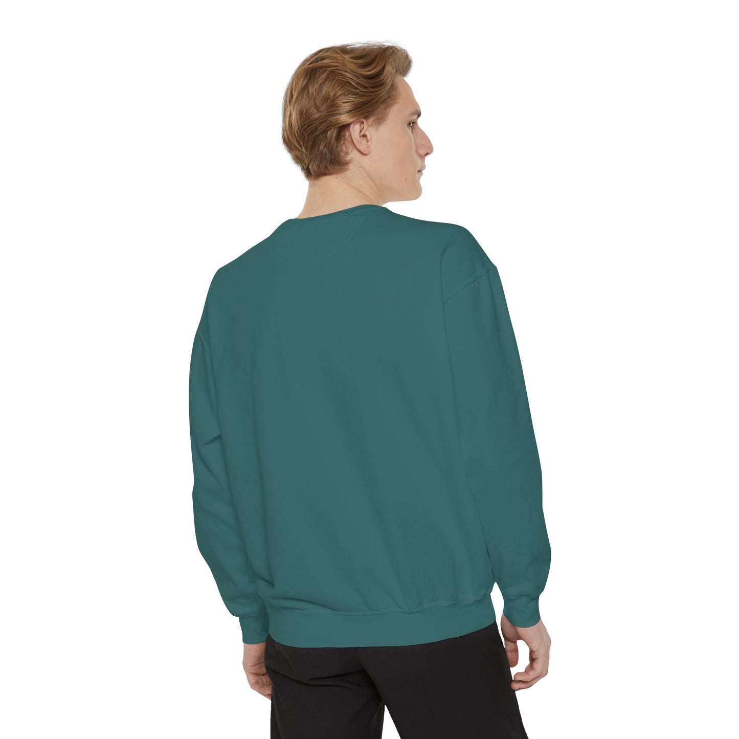 Garment-Dyed Heart Sweatshirt - 'Beauty for ashes' Design with butterfly