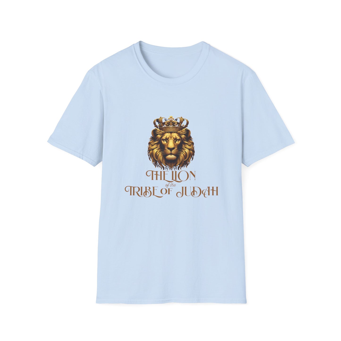 Lion Tribe of Judah Unisex Softstyle T-Shirt - Bold Graphic Tee for Spiritual & Cultural Celebration