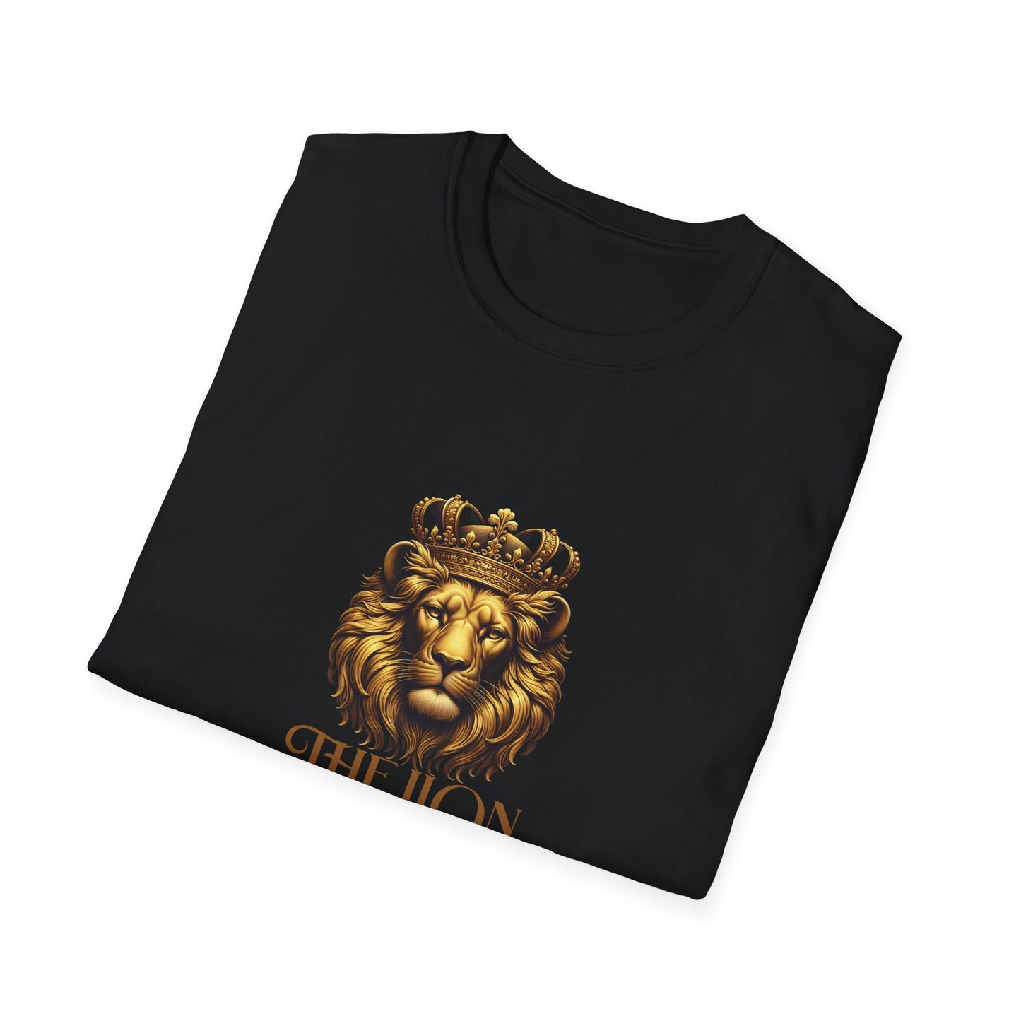 Lion Tribe of Judah Unisex Softstyle T-Shirt - Bold Graphic Tee for Spiritual & Cultural Celebration