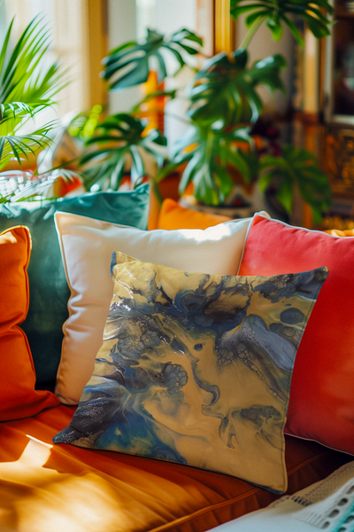 Pillow cushions, picturesque pictures and paintings that would enhance any decor