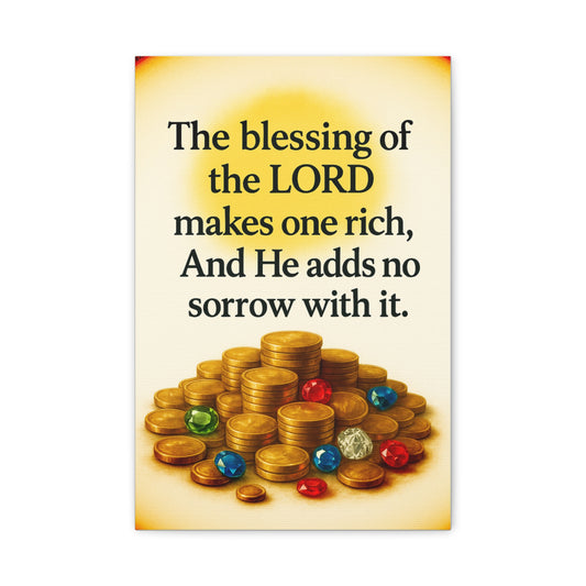 Inspirational Wall Art, Bible Verse Canvas, Christian Home Decor, Religious Gift, Motivational Artwork