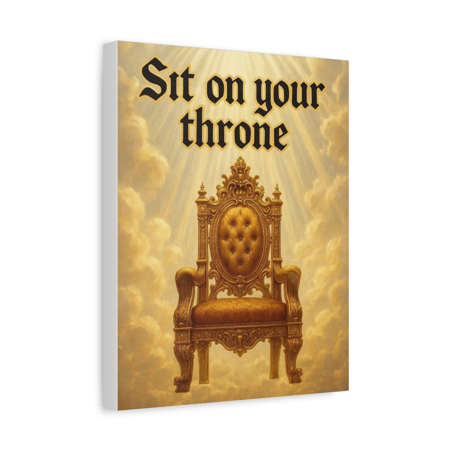 Canvas Wall Art - Sit on Your Throne - Regal Home Decor, Inspirational Quote, Gift for Royalty Lovers, Motivational Wall Art, Unique [...]