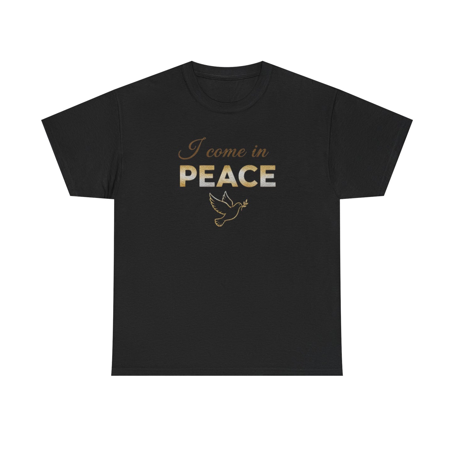 I Come in Peace T‑Shirt — Dove Graphic Peace Tee