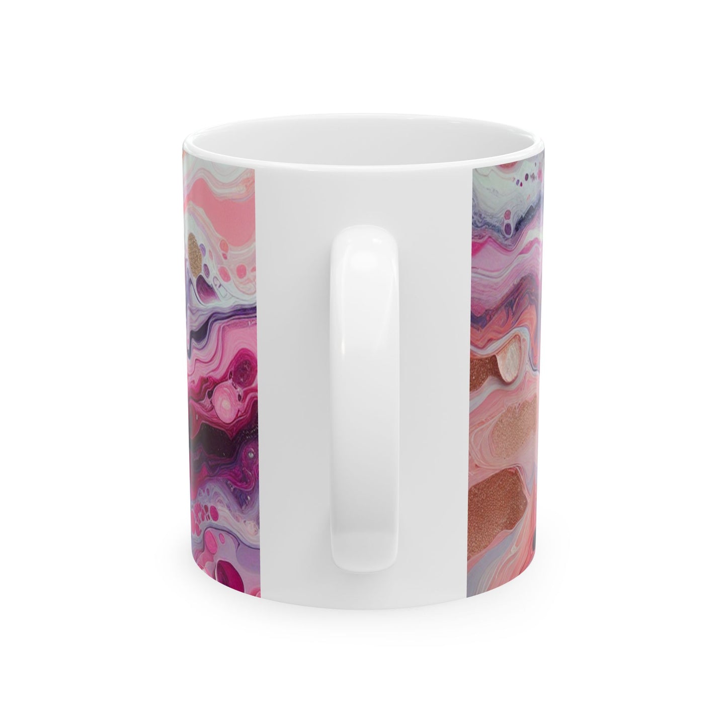 Ceramic Mug - Colorful Abstract Art Acrylic Design Mug
