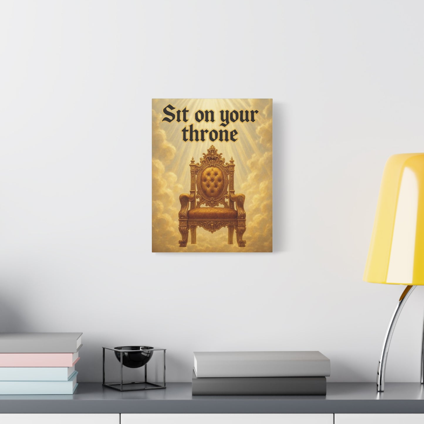 Canvas Wall Art - Sit on Your Throne - Regal Home Decor, Inspirational Quote, Gift for Royalty Lovers, Motivational Wall Art, Unique [...]