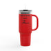 Insulated Travel Mug - 40oz Hot Drink Choice with Straw - Perfect for Coffee, Tea & Hot Chocolate Lovers