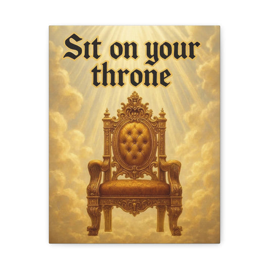 Canvas Wall Art - Sit on Your Throne - Regal Home Decor, Inspirational Quote, Gift for Royalty Lovers, Motivational Wall Art, Unique [...]