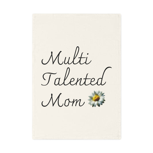 Multi Talented Mom Cotton Tea Towel - Perfect Gift for Mother's Day and Home Decor