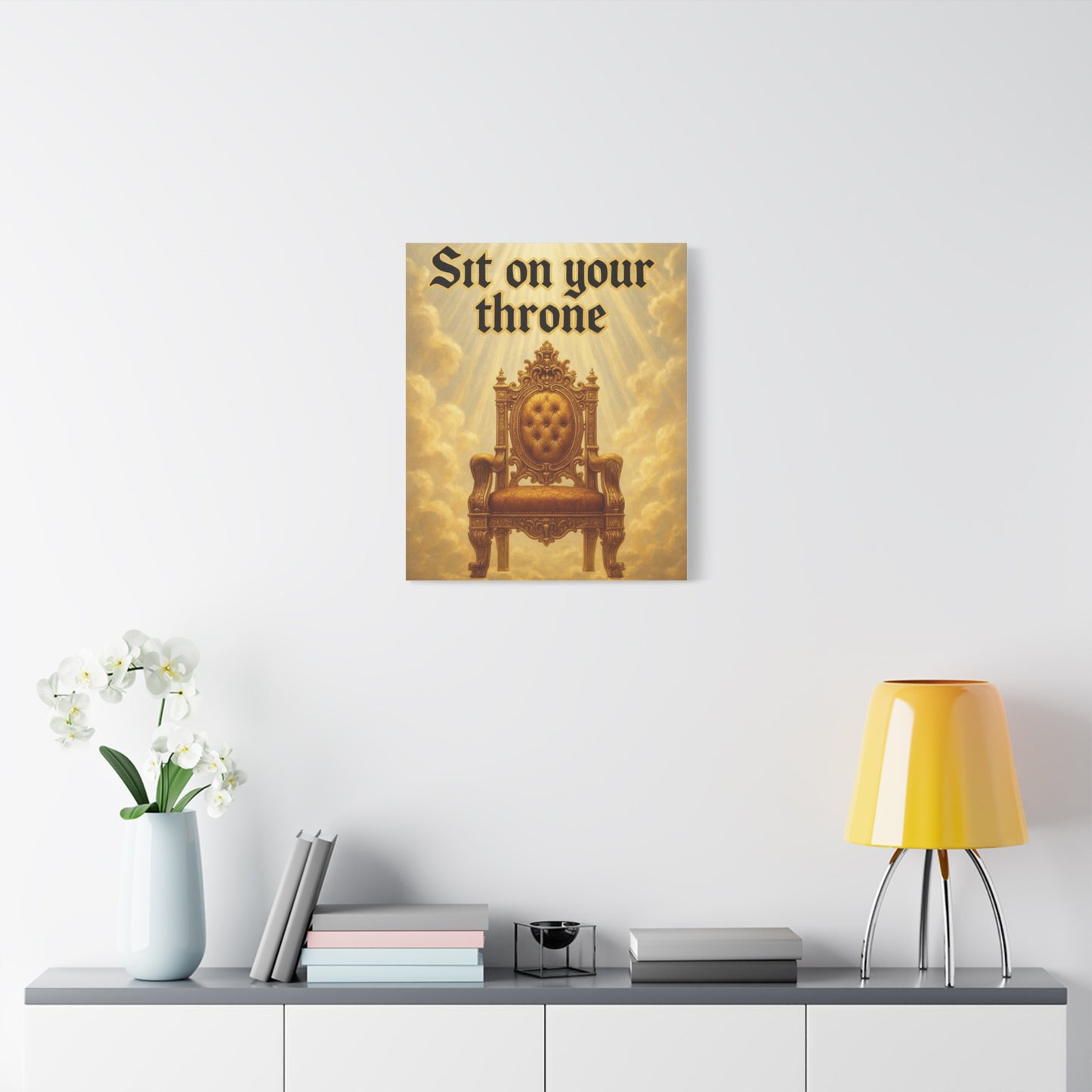 Canvas Wall Art - Sit on Your Throne - Regal Home Decor, Inspirational Quote, Gift for Royalty Lovers, Motivational Wall Art, Unique [...]