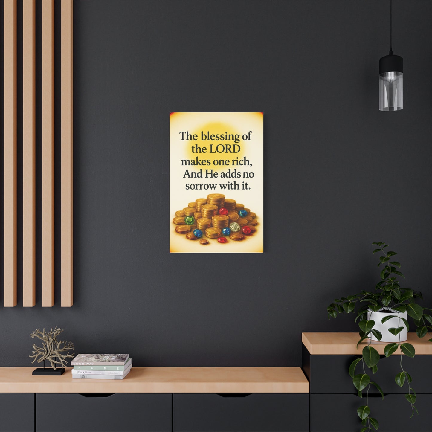 Inspirational Wall Art, Bible Verse Canvas, Christian Home Decor, Religious Gift, Motivational Artwork