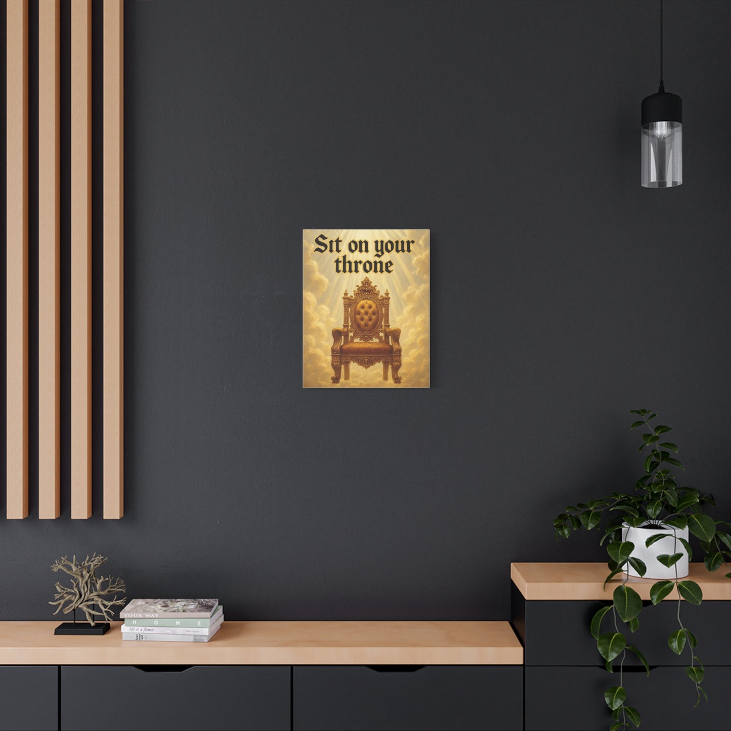 Canvas Wall Art - Sit on Your Throne - Regal Home Decor, Inspirational Quote, Gift for Royalty Lovers, Motivational Wall Art, Unique [...]