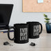 Inspirational Faith Hope Love Black Mug - 11oz & 15oz Ceramic Coffee Cup
