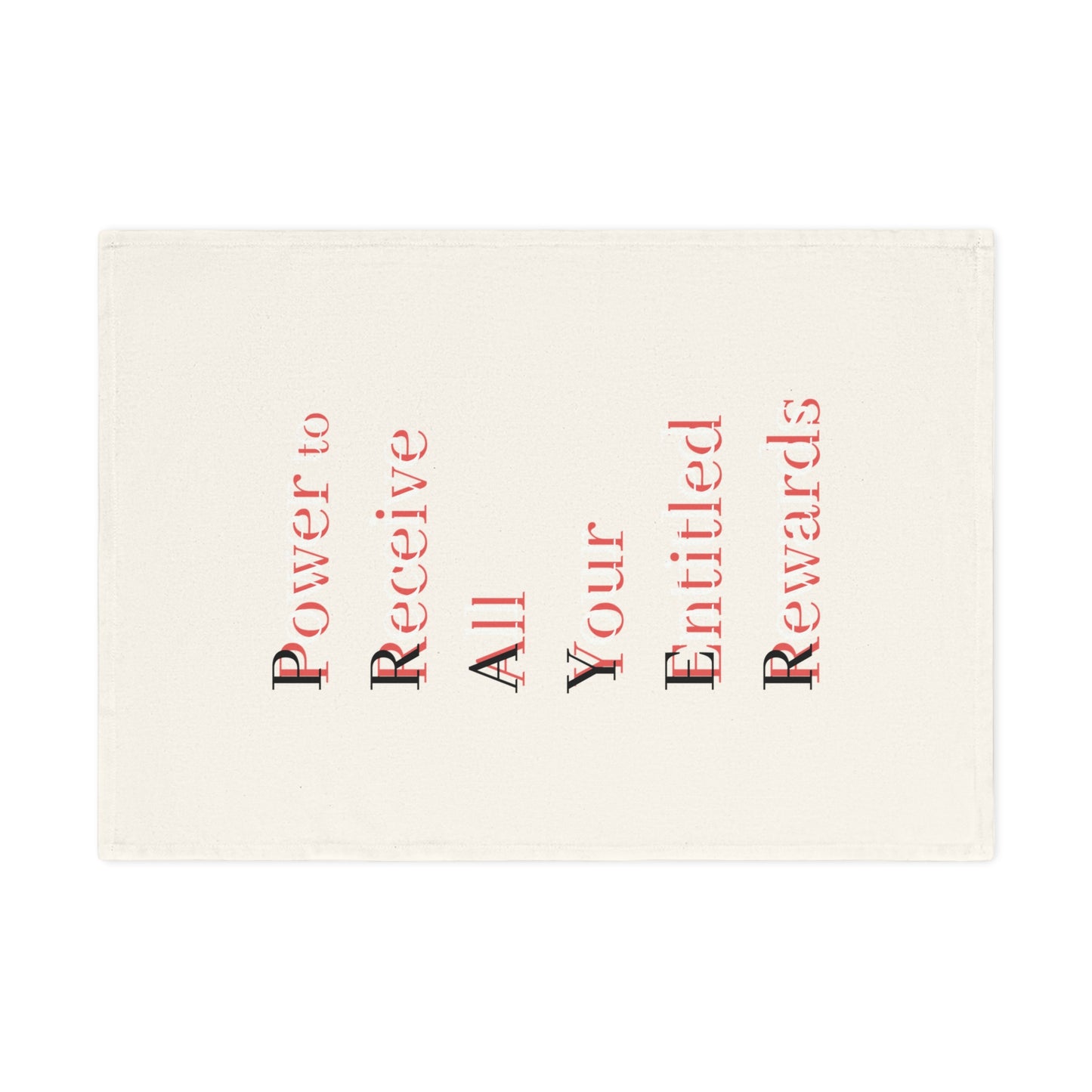 Inspirational 100% Organic Cotton Tea Towel - PRAYER Design