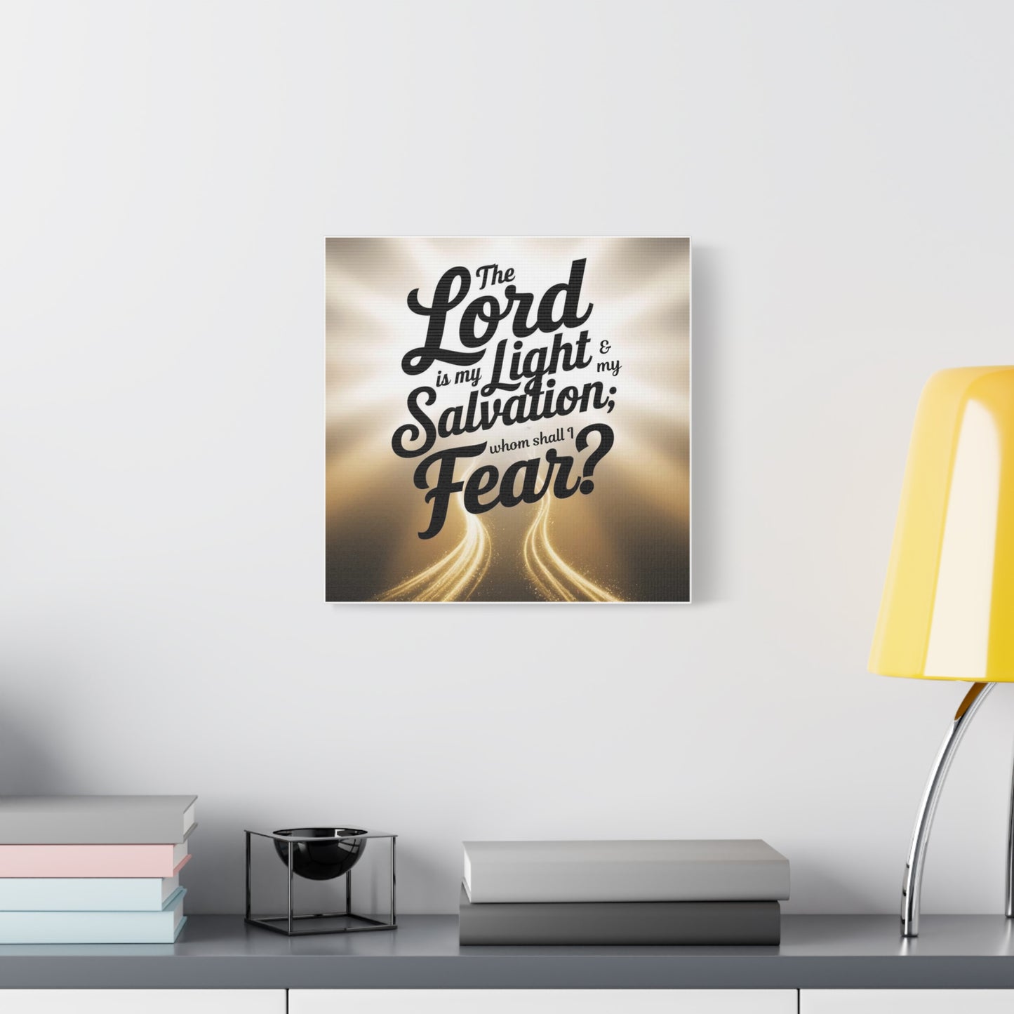 Inspirational Wall Art, Matte Canvas Print, Faith Decor, Christian Home Decoration, Religious Gift, Uplifting Decor