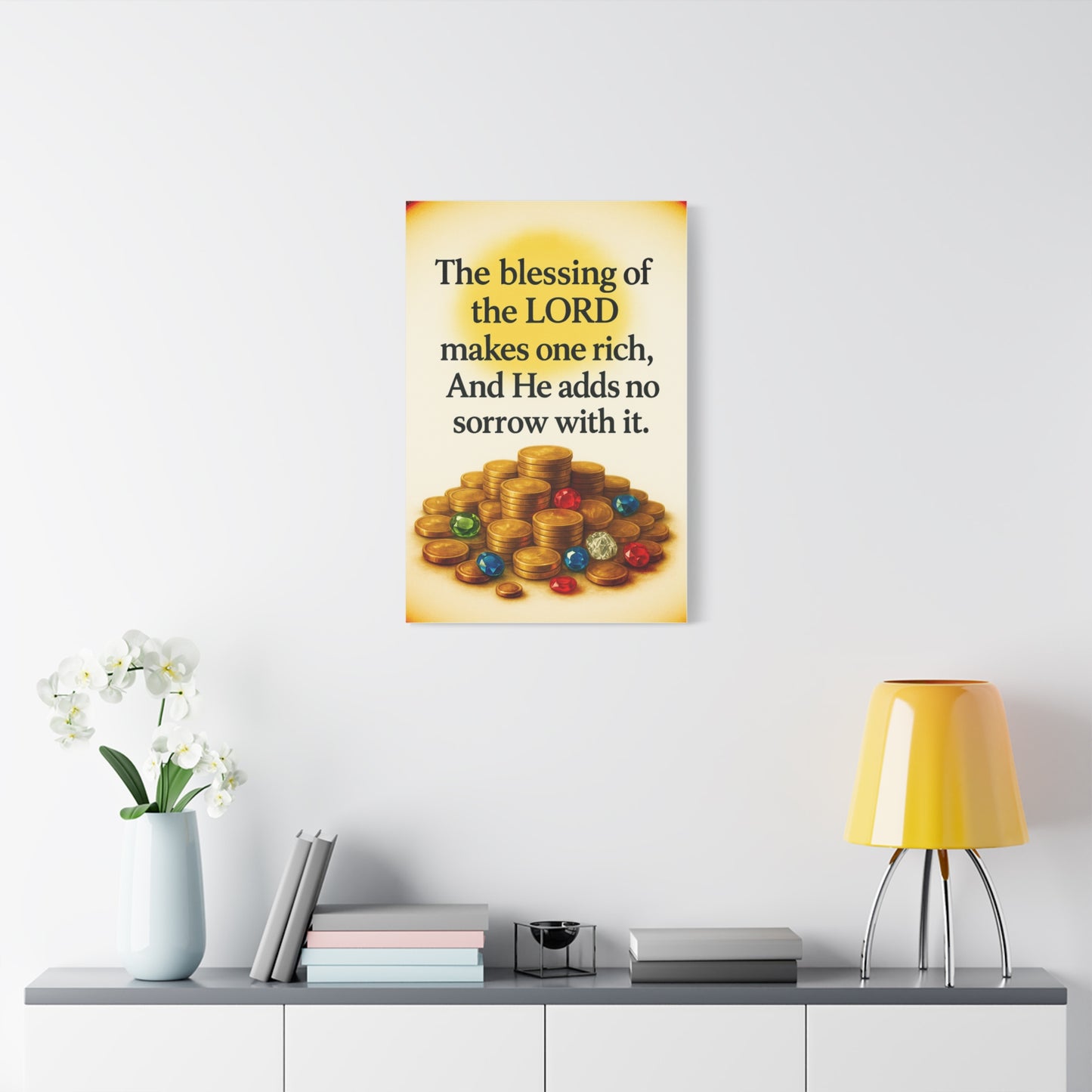 Inspirational Wall Art, Bible Verse Canvas, Christian Home Decor, Religious Gift, Motivational Artwork