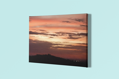 Sunset Canvas Wall Art - Matte Stretched 1.25"